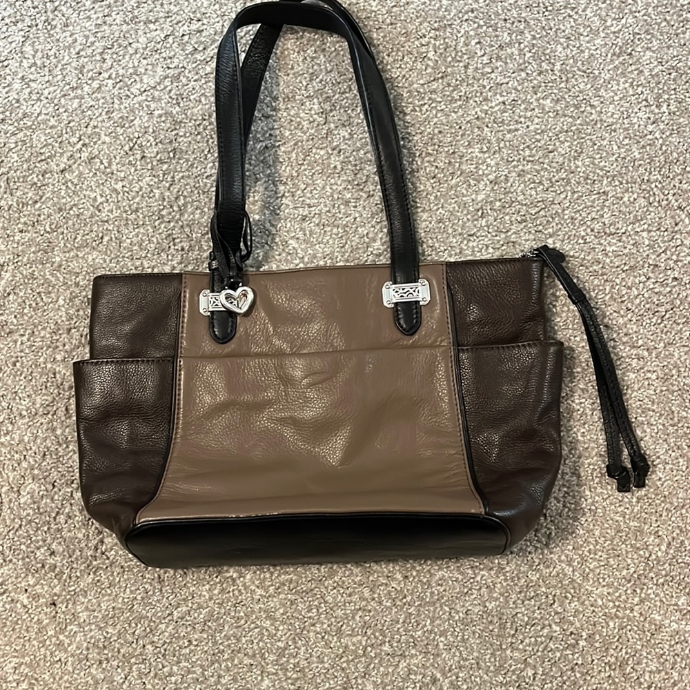 Brown & Tan Brighton tote purse